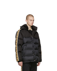 Мужской черный пуховик от Gucci