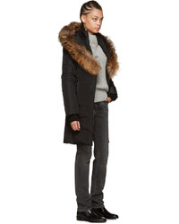 Женский черный пуховик от Mackage