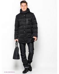 Мужской черный пуховик от Calvin Klein