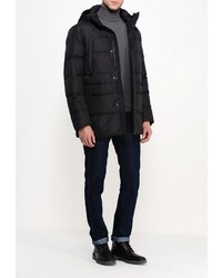 Мужской черный пуховик от Clasna