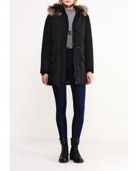 Женский черный пуховик от Design