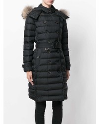 Женский черный пуховик от Burberry