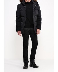 Мужской черный пуховик от EA7