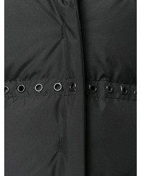 Женский черный пуховик от Salvatore Ferragamo