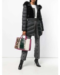 Женский черный пуховик от Liska