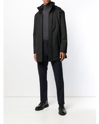 Мужской черный пуховик от Emporio Armani