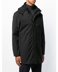 Мужской черный пуховик от Emporio Armani