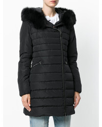 Женский черный пуховик от Peuterey