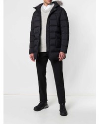 Мужской черный пуховик от Herno