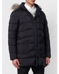Мужской черный пуховик от Herno