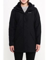 Женский черный пуховик от Jack Wolfskin