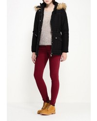 Женский черный пуховик от Jennyfer