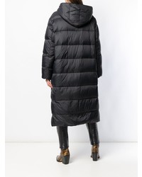 Женский черный пуховик от Yves Salomon