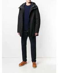 Мужской черный пуховик от Woolrich