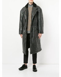 Мужской черный пуховик от Issey Miyake Vintage