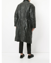 Мужской черный пуховик от Issey Miyake Vintage