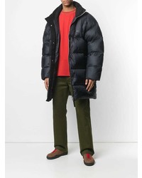 Мужской черный пуховик от Acne Studios