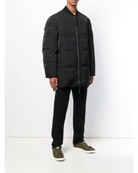 Мужской черный пуховик от Ziggy Chen