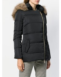 Женский черный пуховик от Cavalli Class