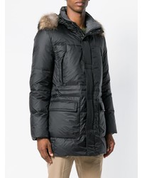 Мужской черный пуховик от Canali