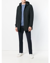 Мужской черный пуховик от Herno