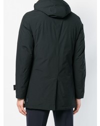 Мужской черный пуховик от Herno