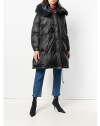 Женский черный пуховик от Sacai