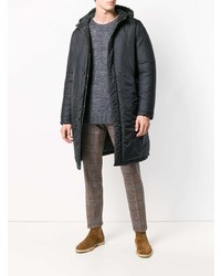 Мужской черный пуховик от Etro