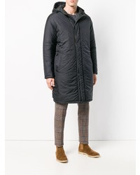 Мужской черный пуховик от Etro