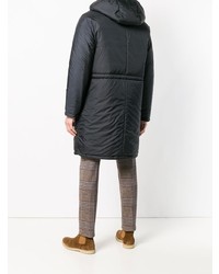 Мужской черный пуховик от Etro