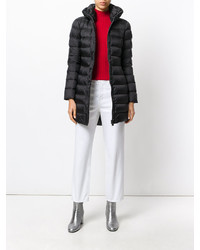 Женский черный пуховик от Peuterey