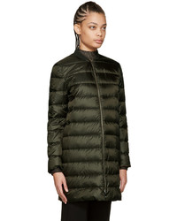 Женский черный пуховик от Moncler Gamme Rouge