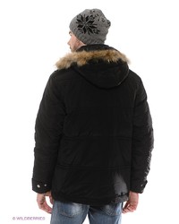 Мужской черный пуховик от Sela