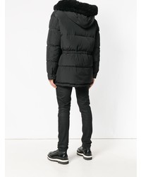 Мужской черный пуховик от DSQUARED2