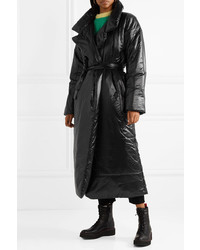 Женский черный пуховик от Norma Kamali