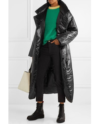 Женский черный пуховик от Norma Kamali