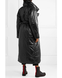 Женский черный пуховик от Norma Kamali