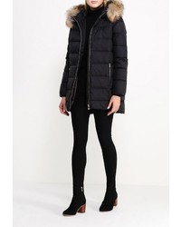 Женский черный пуховик от Tom Farr