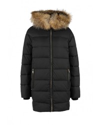 Женский черный пуховик от Tom Farr