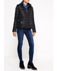 Женский черный пуховик от Tommy Hilfiger