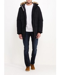 Мужской черный пуховик от Tommy Hilfiger Denim