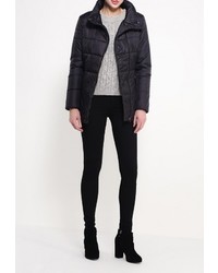 Женский черный пуховик от Troll