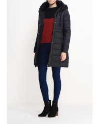 Женский черный пуховик от Troll