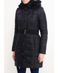 Женский черный пуховик от Troll