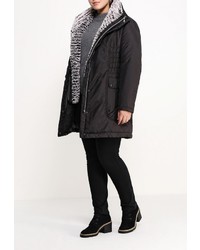 Женский черный пуховик от Ulla Popken