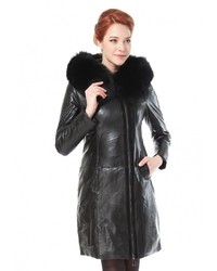 Женский черный пуховик от Спартак