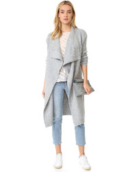 Женский черный пушистый открытый кардиган от BB Dakota