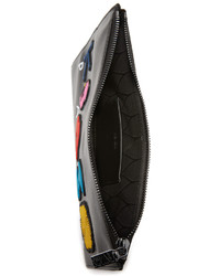 Черный резиновый клатч от Kenzo