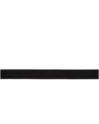 Мужской черный ремень из плотной ткани от Prada