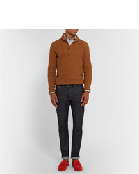 Мужской черный ремень от Loro Piana